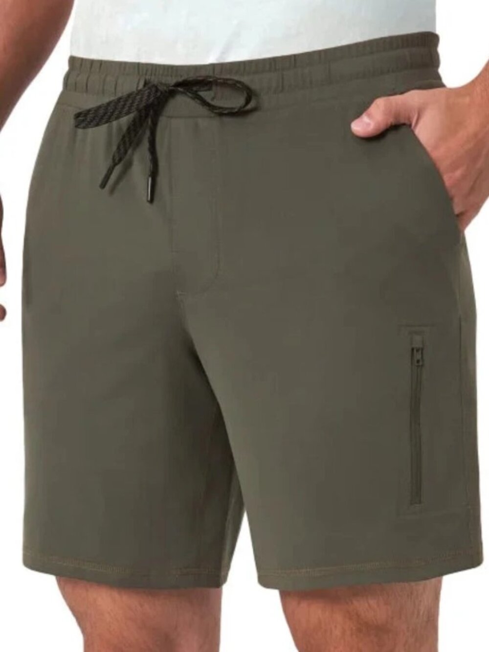 NEW Mondetta Outdoor Project Men's Active Short NWT XL Green Stretch Pockets